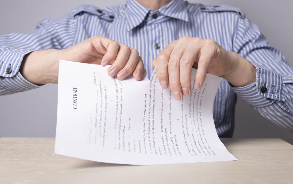 Breach Of Contract Representation Breach Of Contract Representation